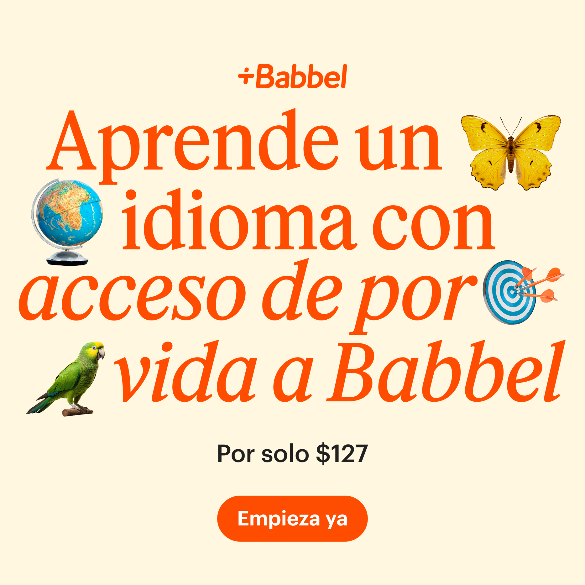 Babbel Facebook ad