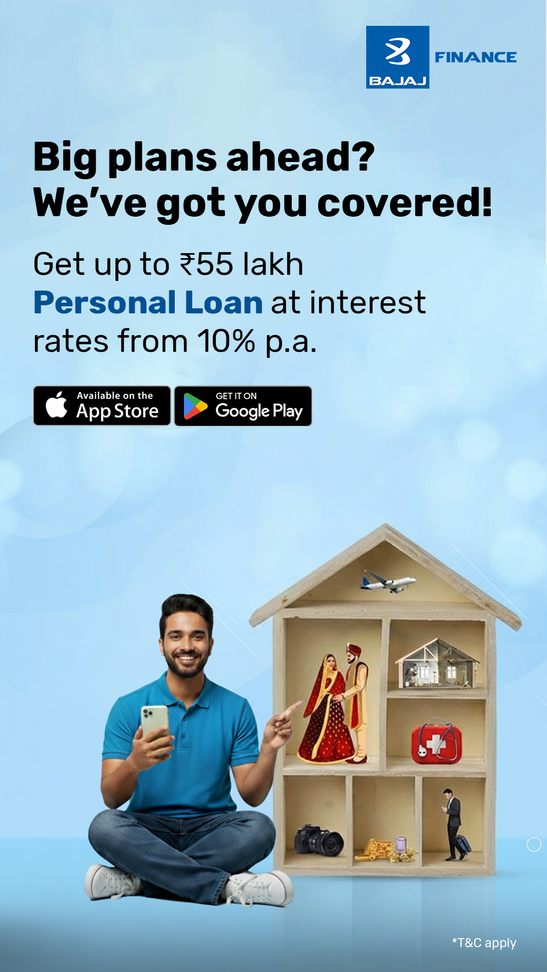 Bajaj Finserv Facebook ad