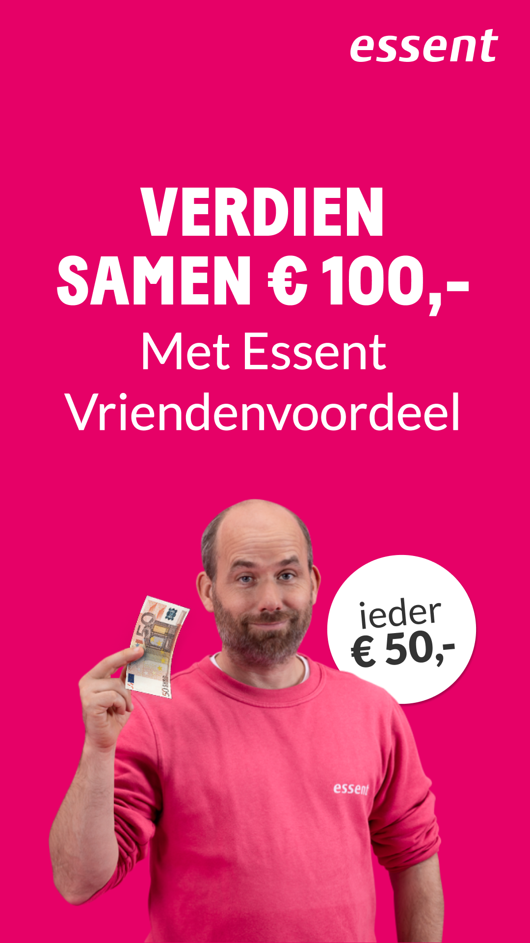 Essent Facebook ad