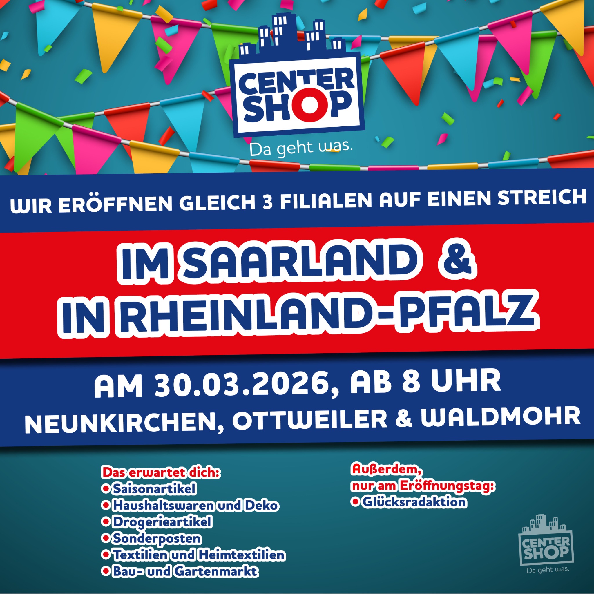 Centershop - Da geht was. Facebook ad