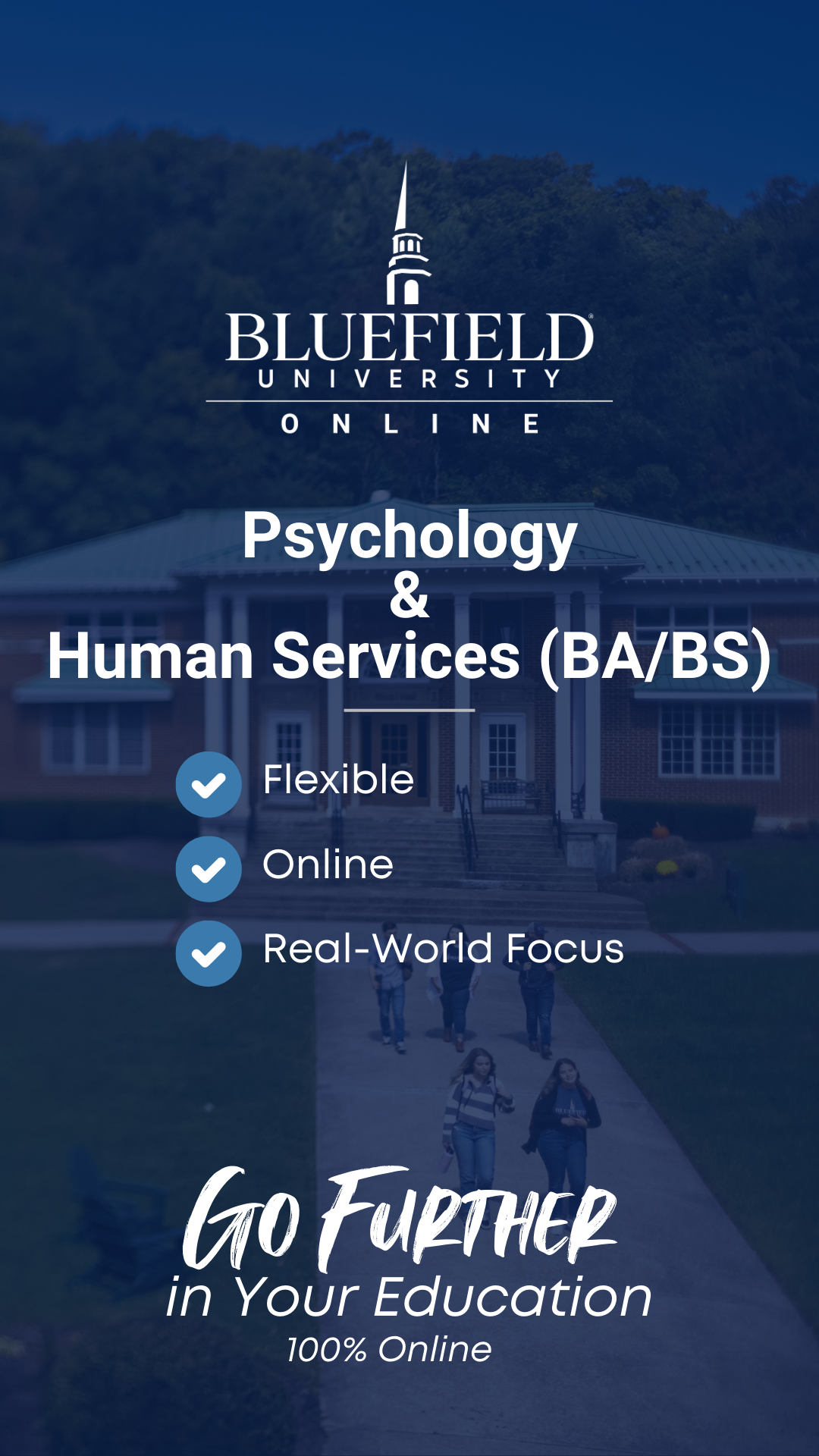 Bluefield University Facebook ad