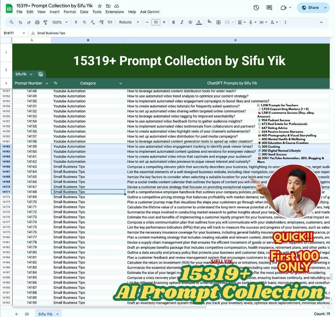 Sifu Yik's A.I. 4-Day Training Facebook ad: For the first time ever, I'm releasing my…