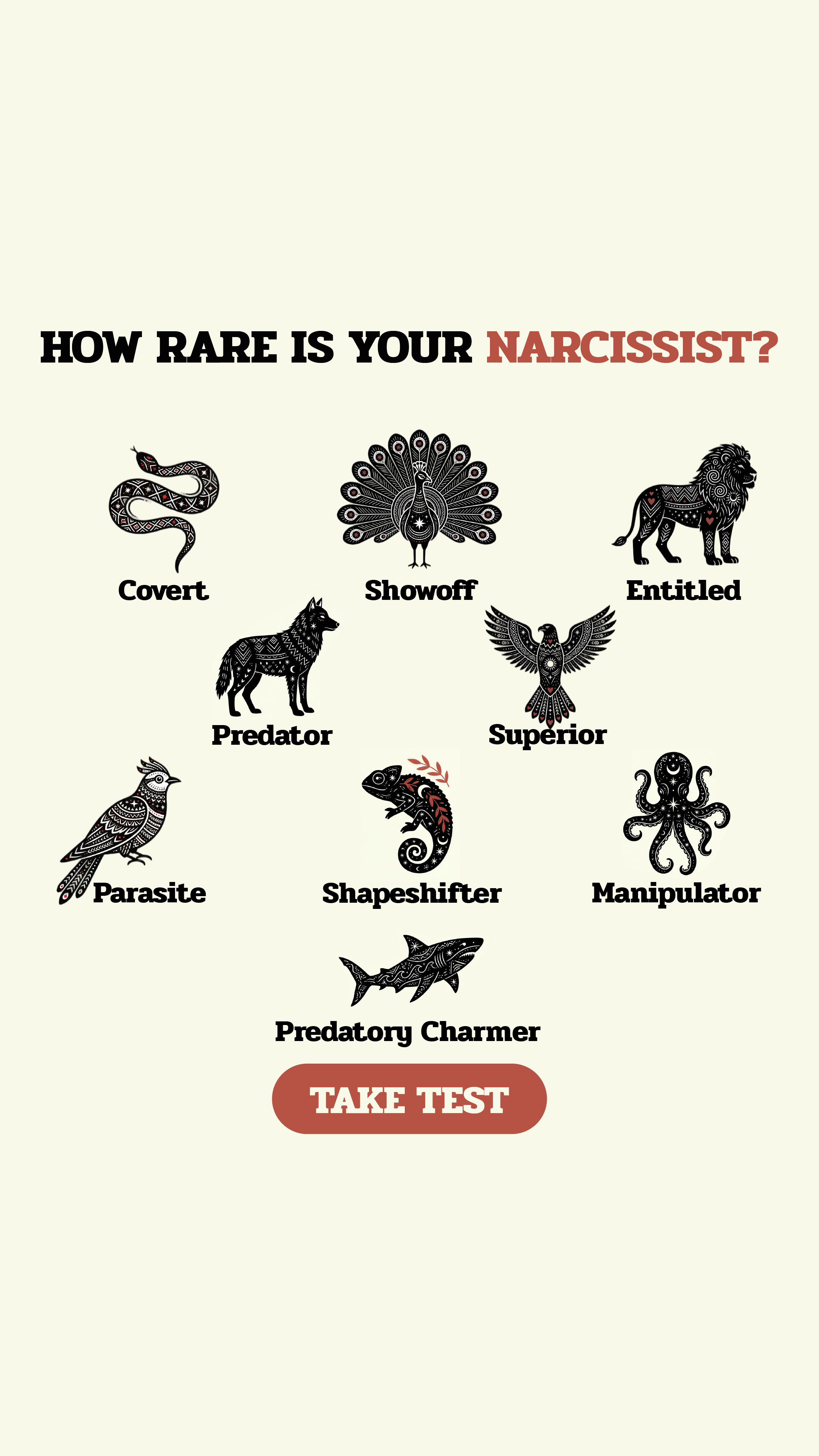 Personality Type Facebook ad
