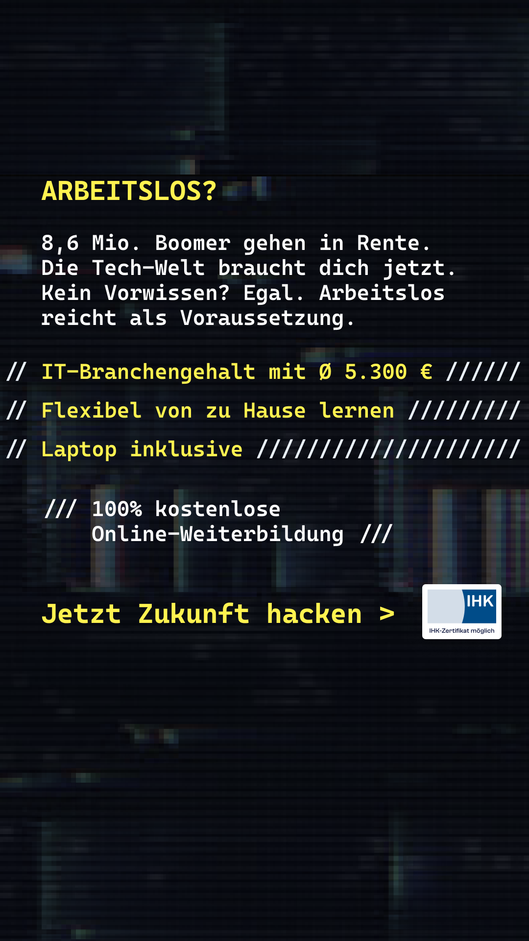 Syntax Institut Facebook ad from Jul 8, 2026