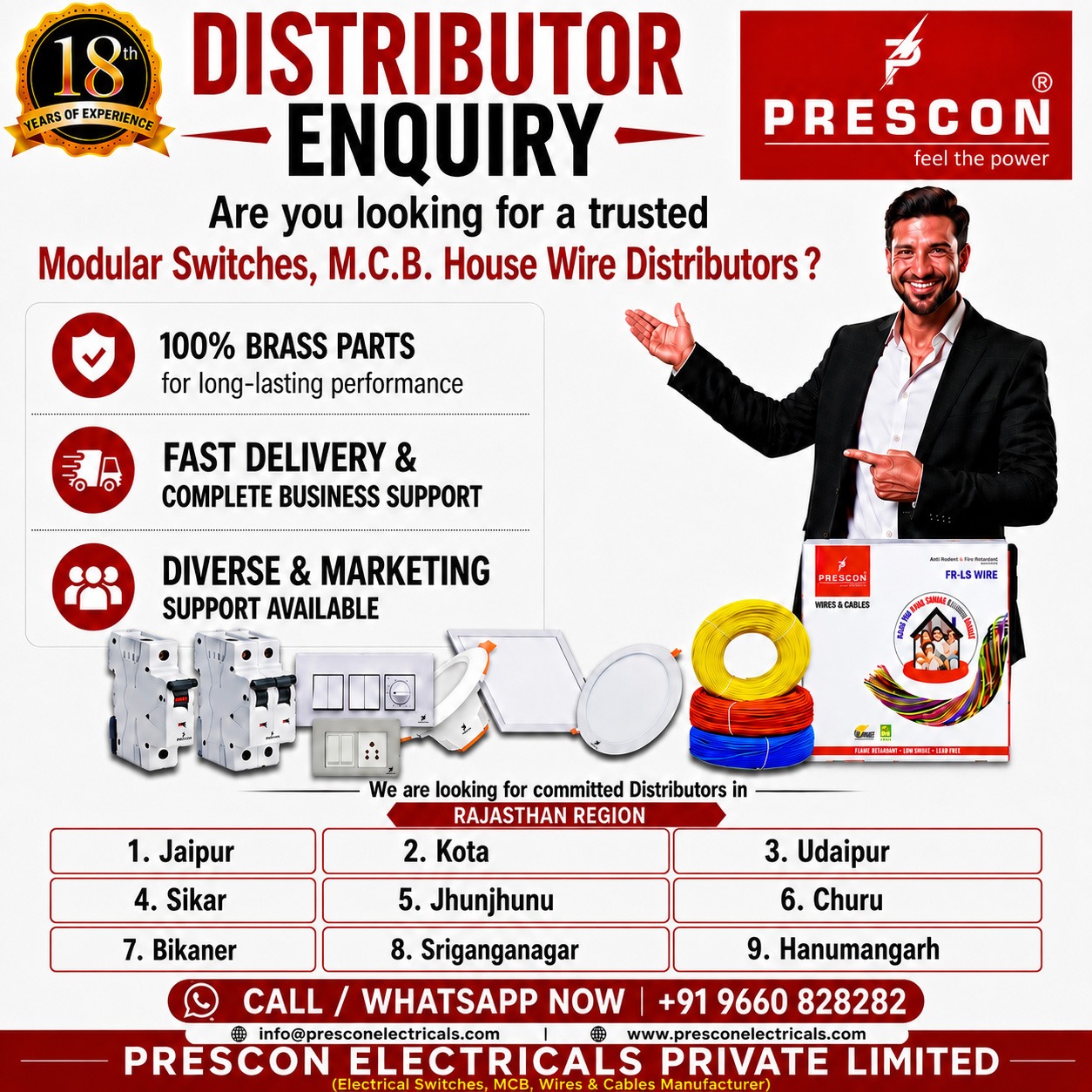 Prescon electricals Pvt.Ltd Facebook ad
