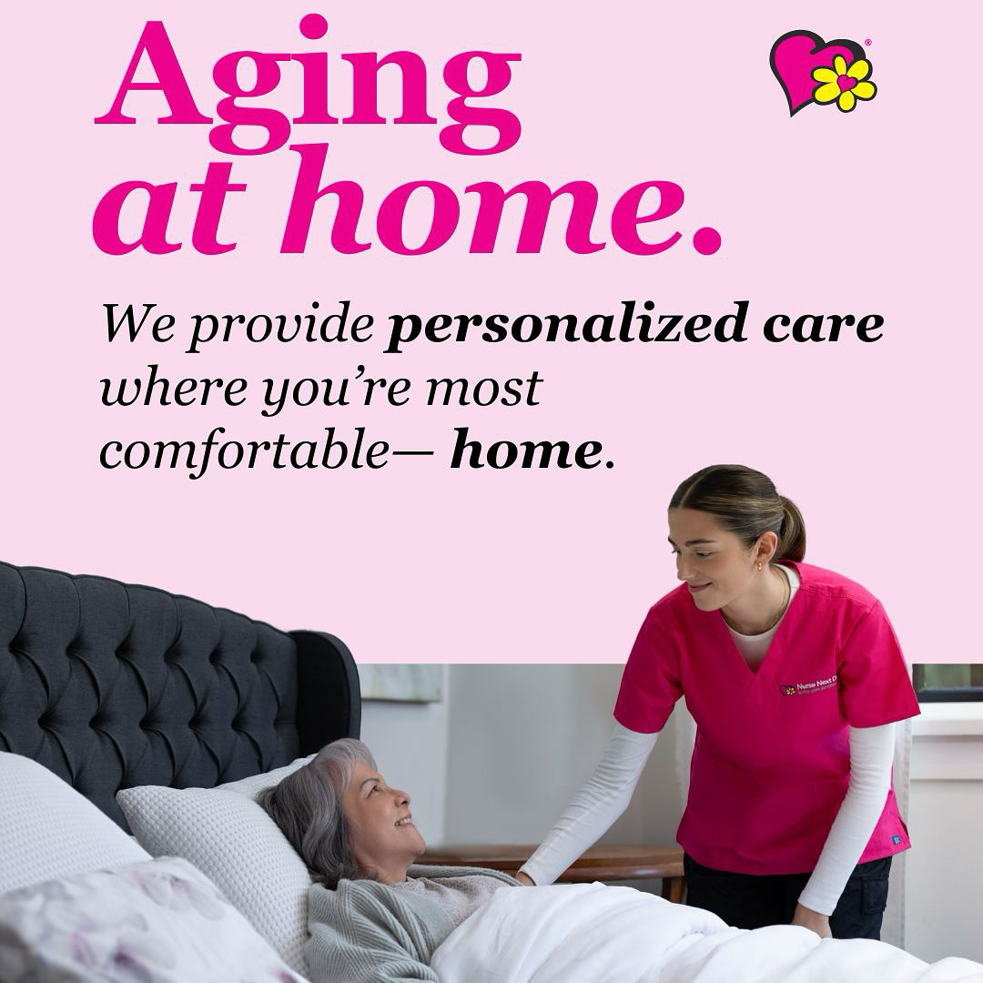 Nurse Next Door Vancouver Facebook ad: Care that comes to you!