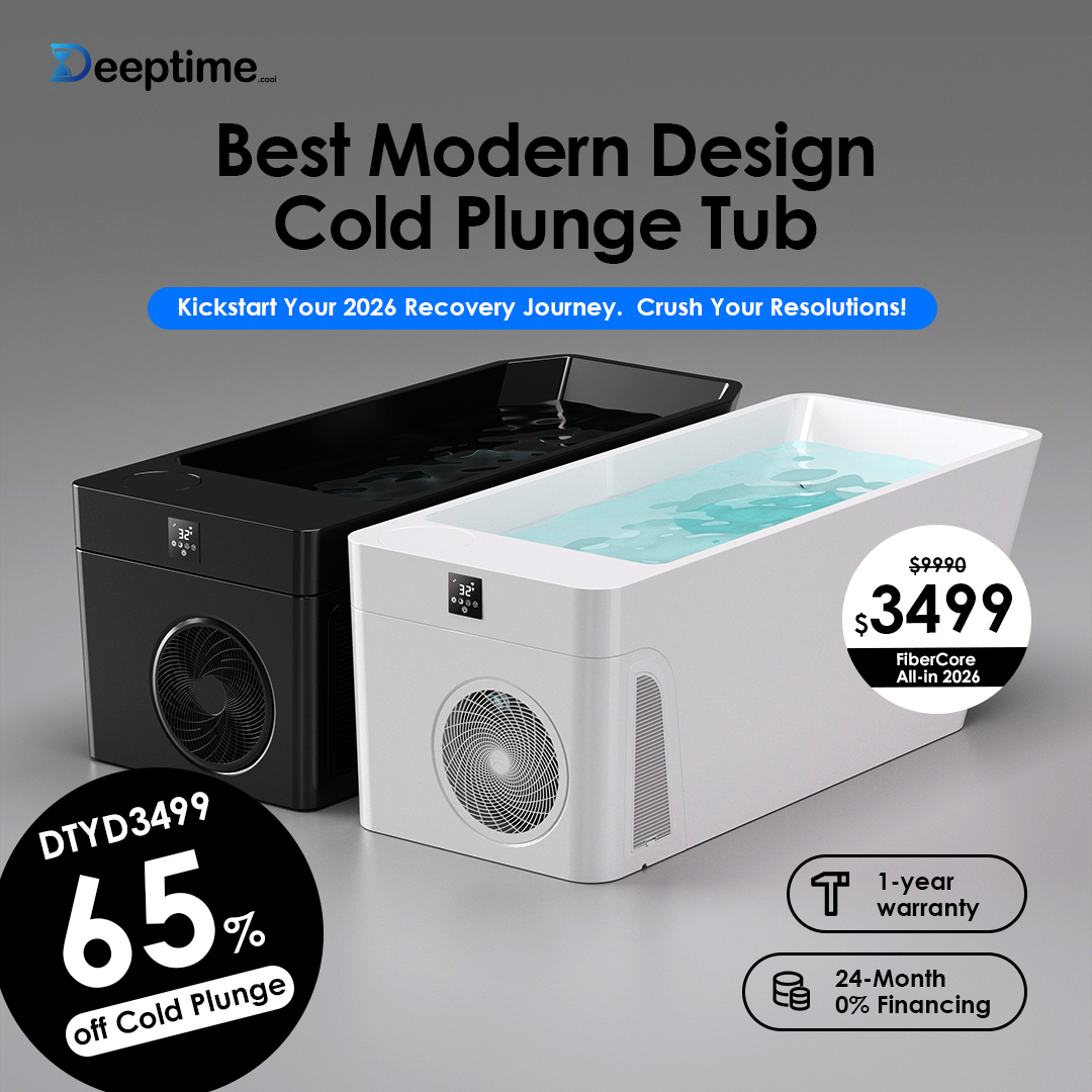 Deep Time Facebook ad: The Pinnacle of Cold Plunge Innovation is here!