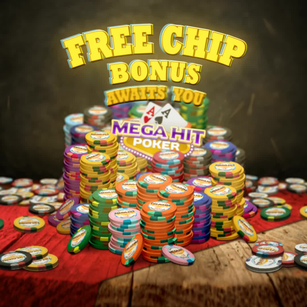 Mega Hit Poker Facebook ad