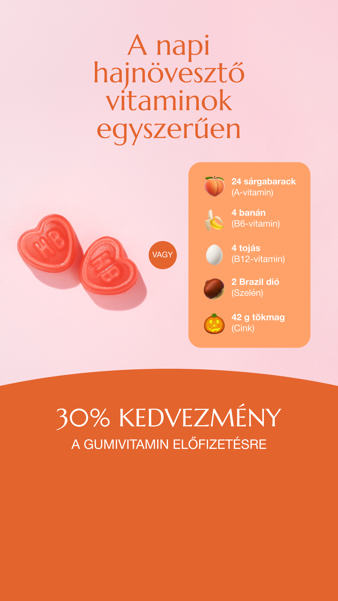 Hairburst Hungary Facebook ad