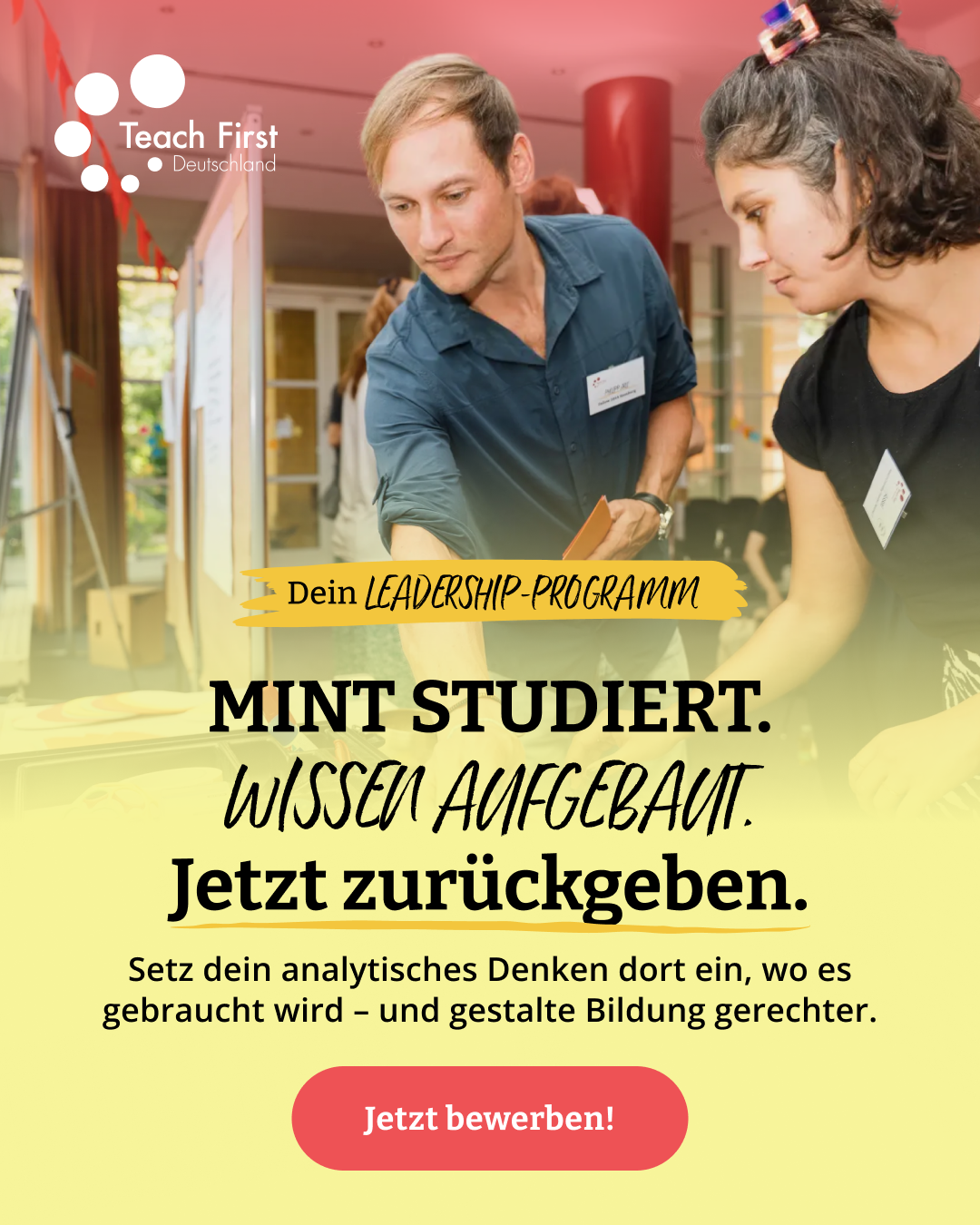Teach First Deutschland Facebook ad