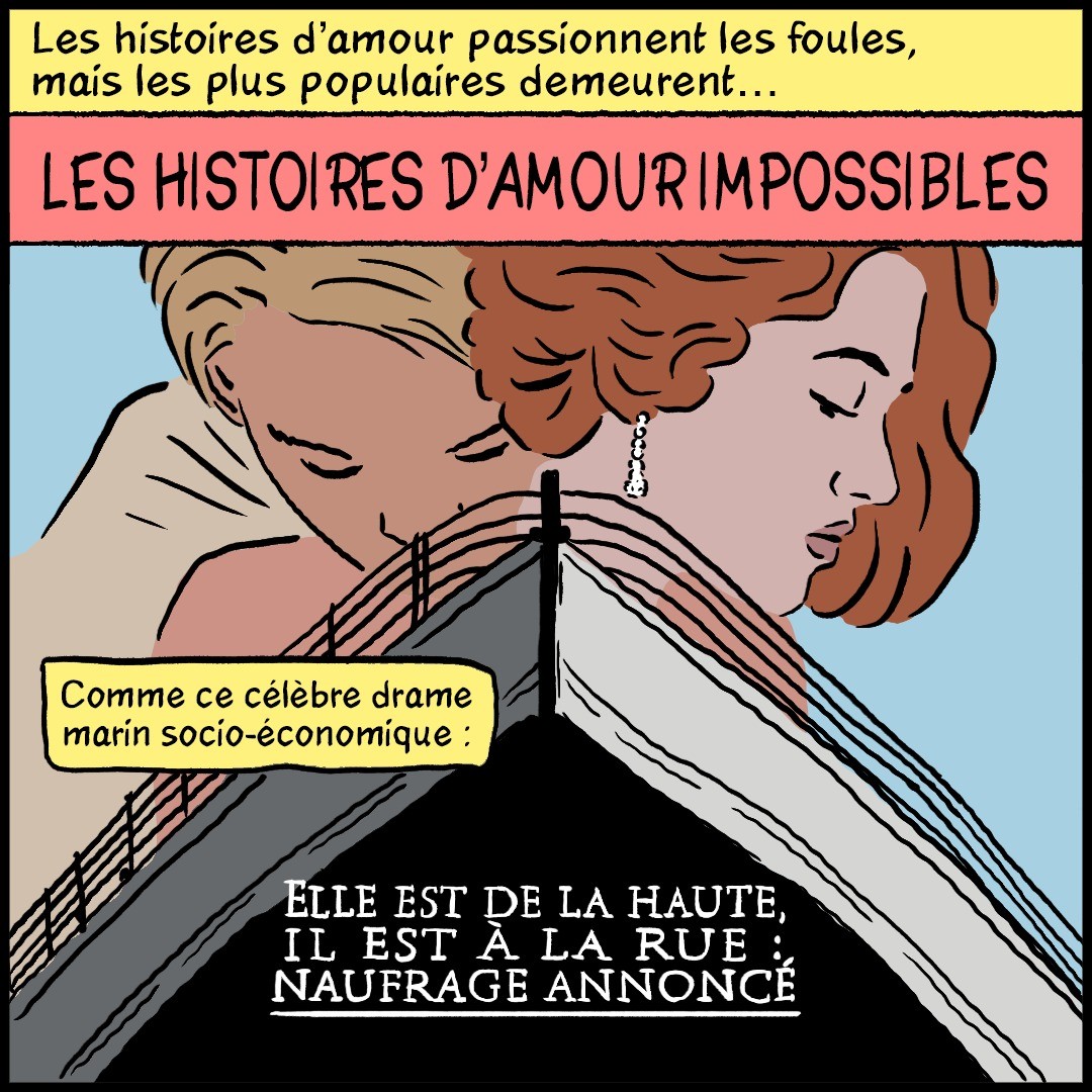 Joachim Sanselme Facebook ad: ( Swipe) Les histoires d'amour impossibles.