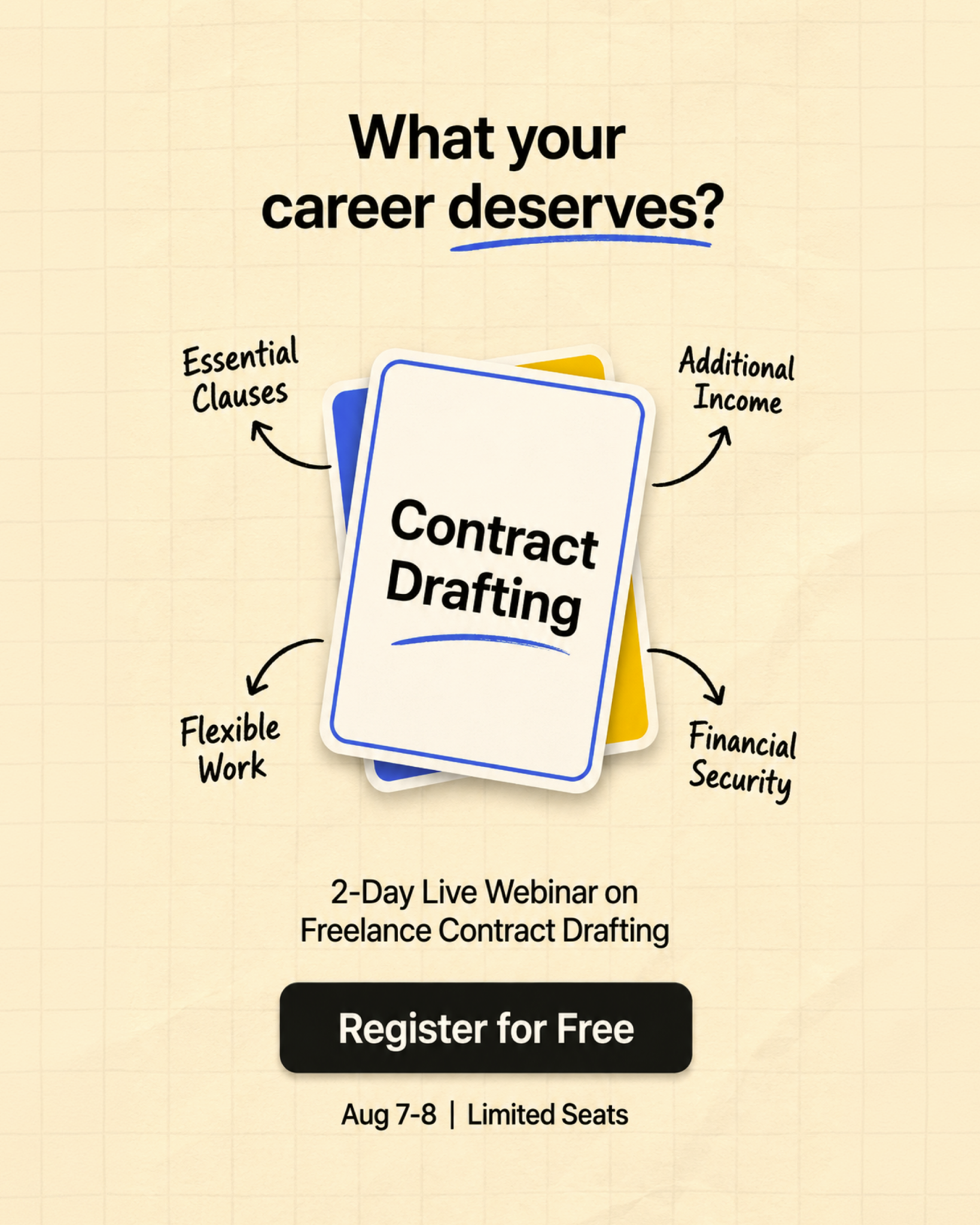 Lawctopus Facebook ad: Become a Contract Drafting Freelancer