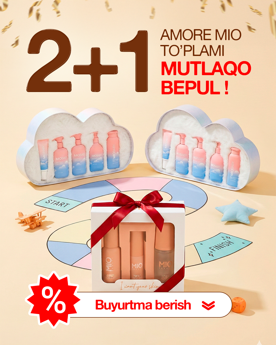 Mio Baby Facebook ad: MioBaby, bolajonlar uchun parvarish