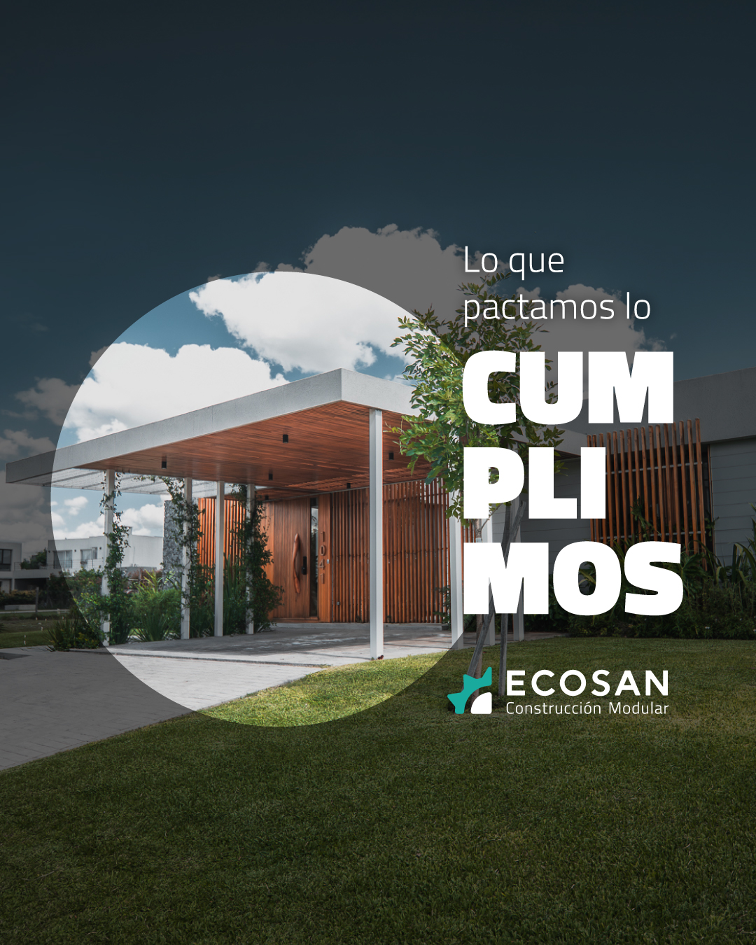 Ecosan S.A. Facebook ad: Todos conocemos la historia: la obra tradicional arranca…