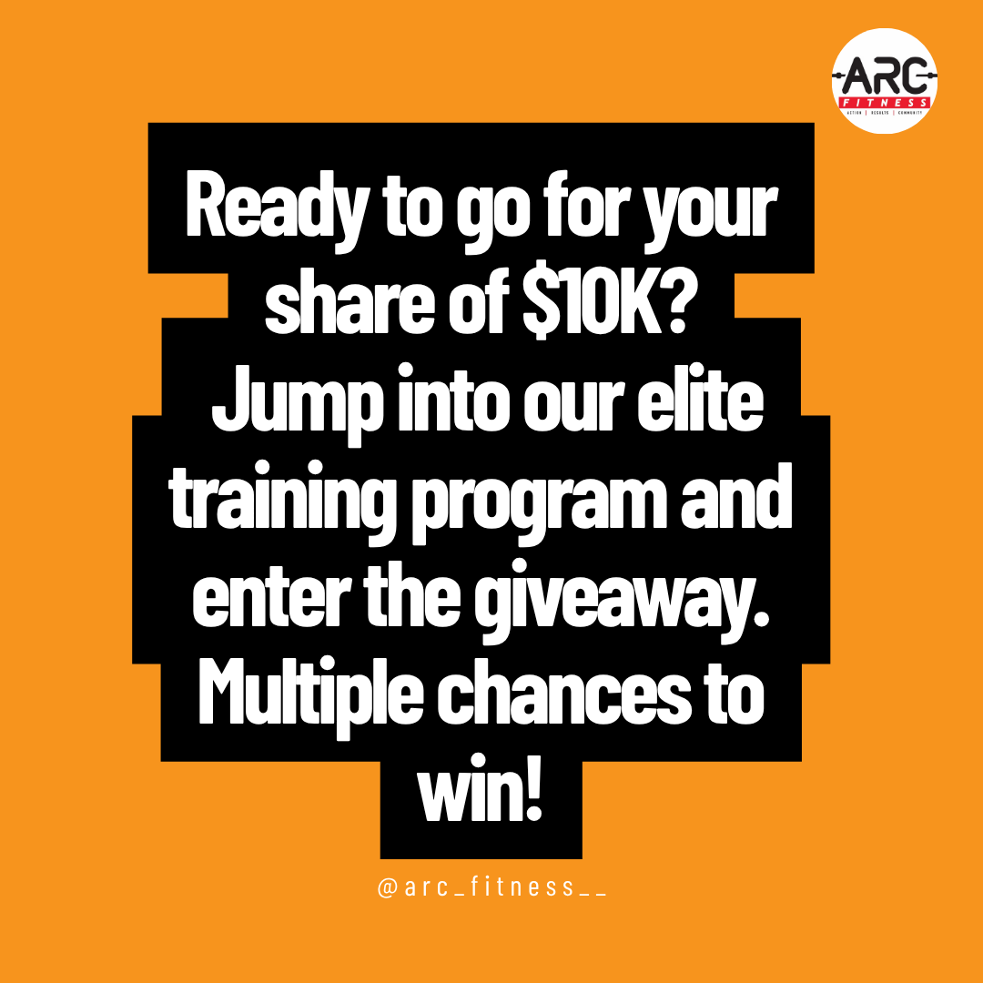 ARC Fitness Facebook ad: Arc Fitness Giveaway Is Live