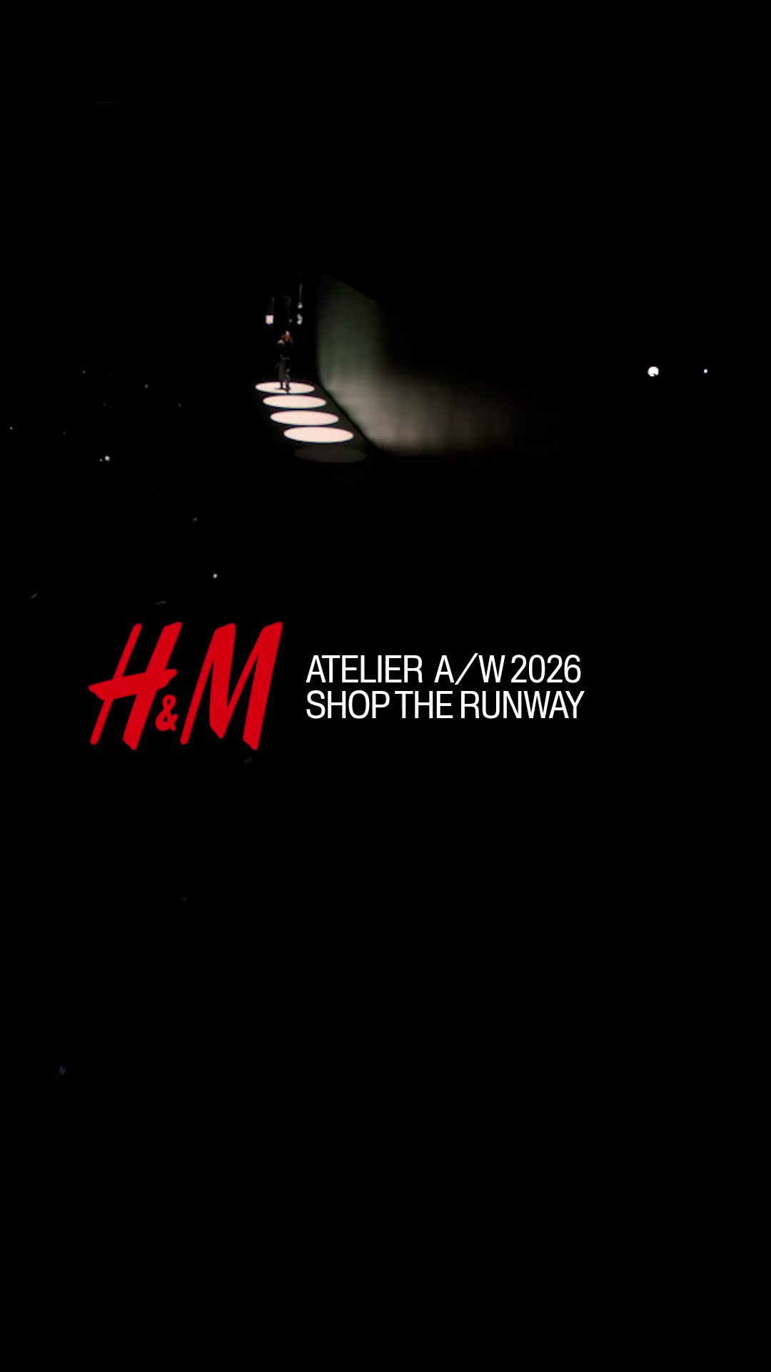 H&M Facebook ad: Shop the runway