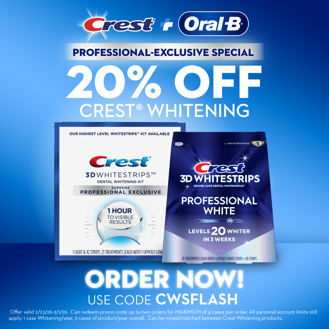 Crest Oral-B for Dental Professionals Facebook ad: DENTAL PROFESSIONALS: Don’t miss out!