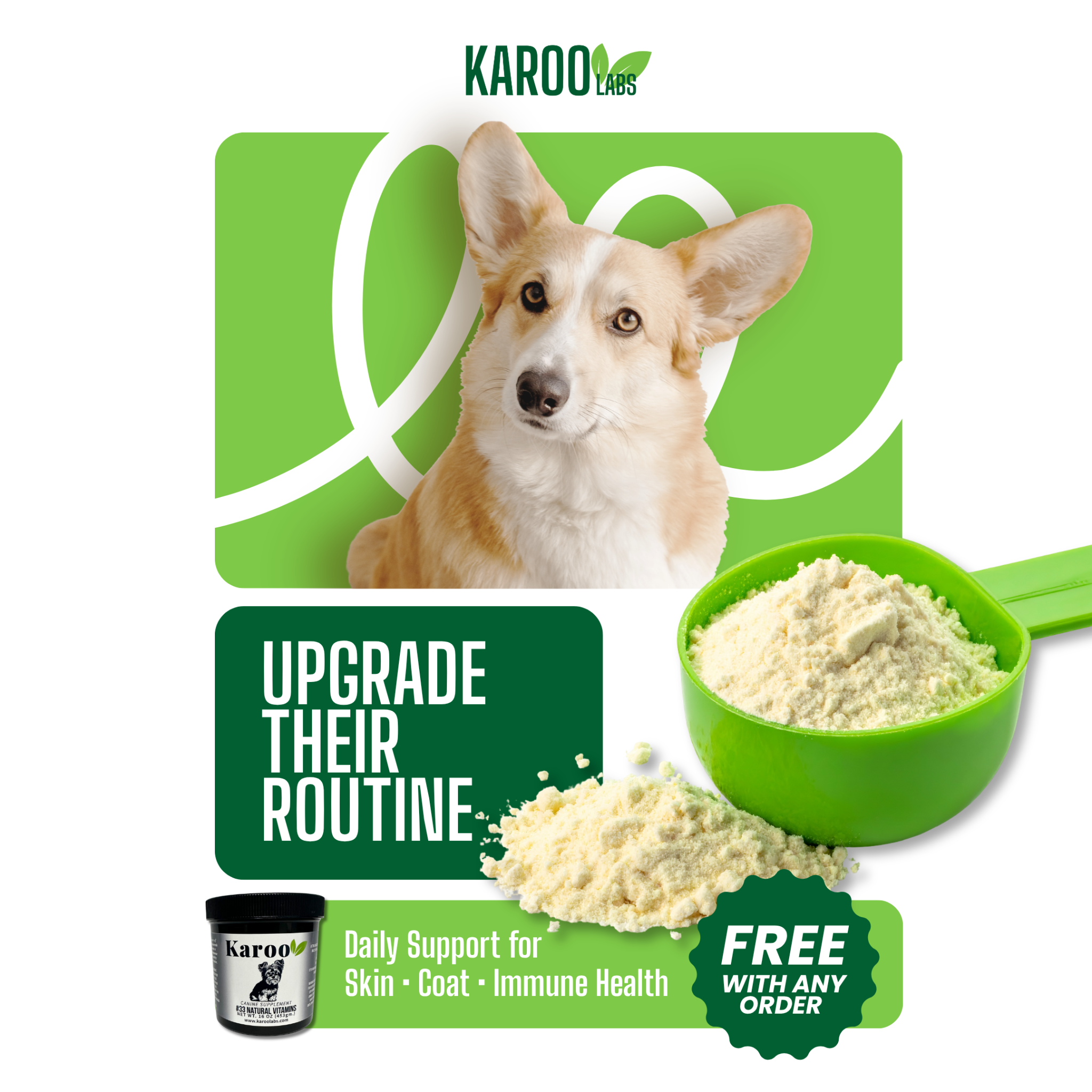 Karoo Labs Facebook ad: Give your pet the care they deserve.