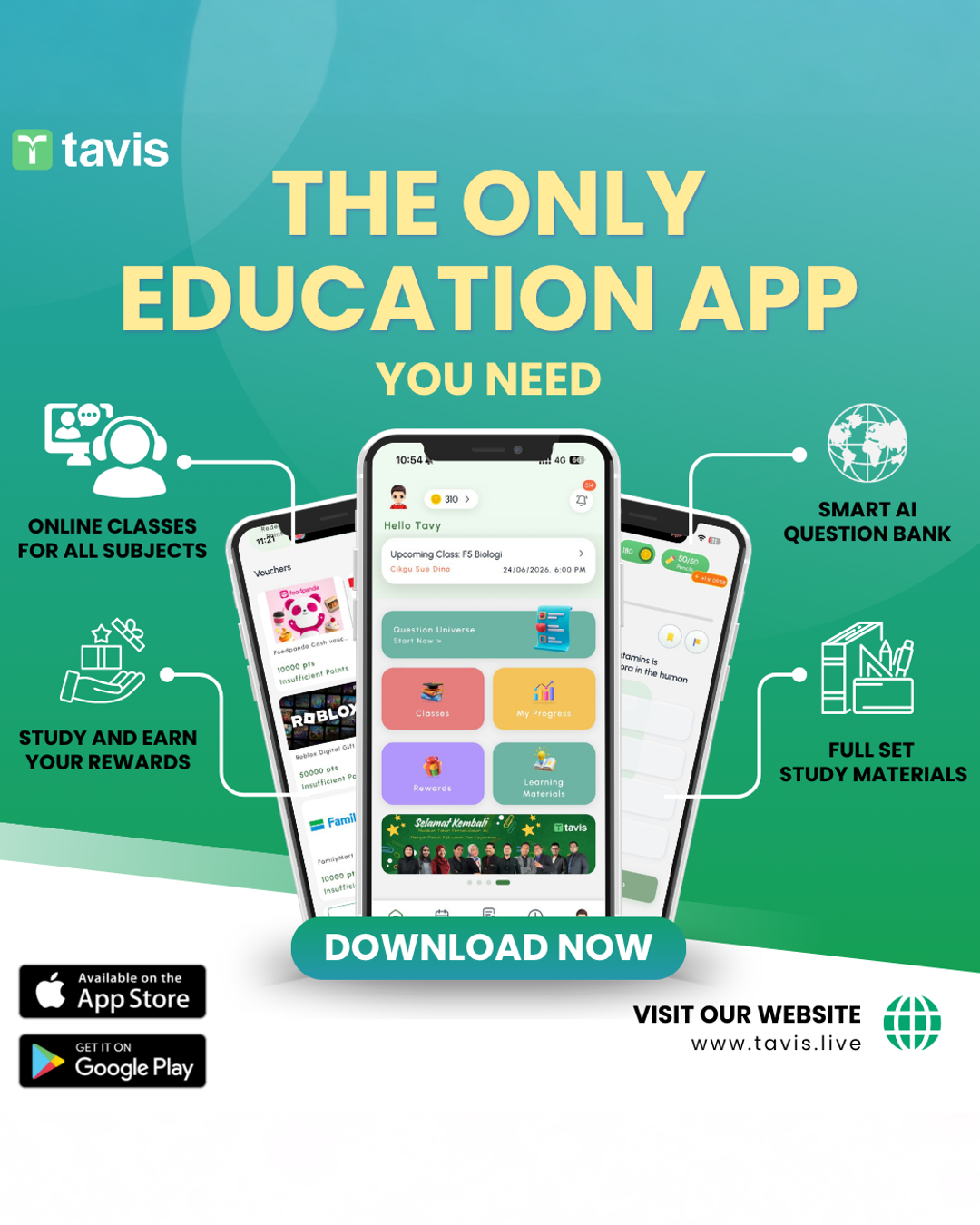 Tavis Facebook ad: Jom muat turun dan Cuba!
