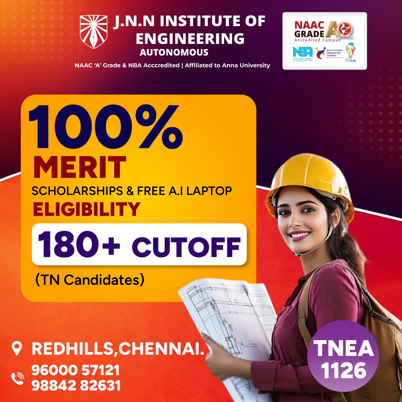 J.N.N Institute of Engineering Facebook ad
