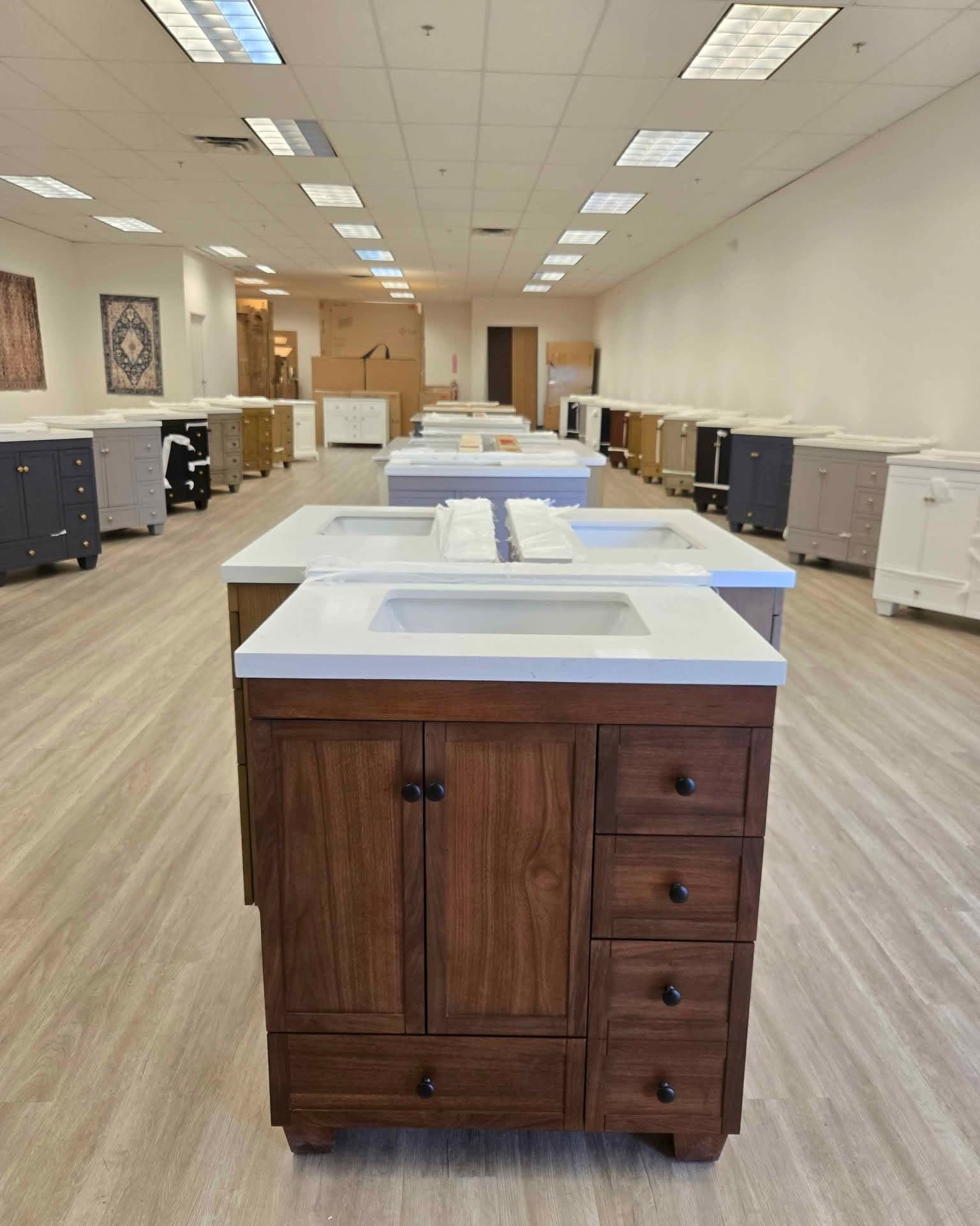 Carlos Lavanti Facebook ad: Bathroom vanities 50% discount - factory directly start…