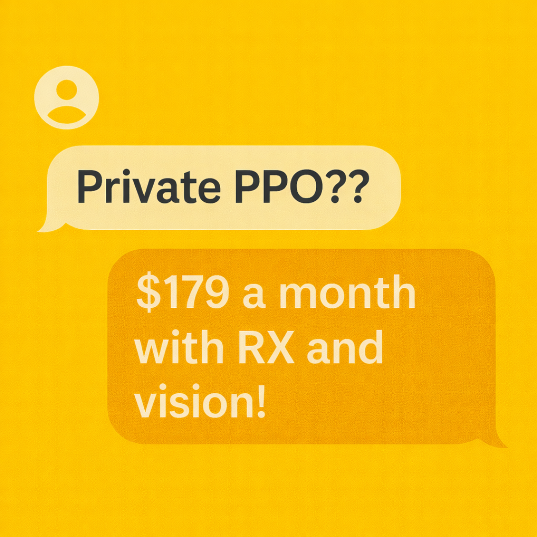 PPO Health Coverage Facebook ad