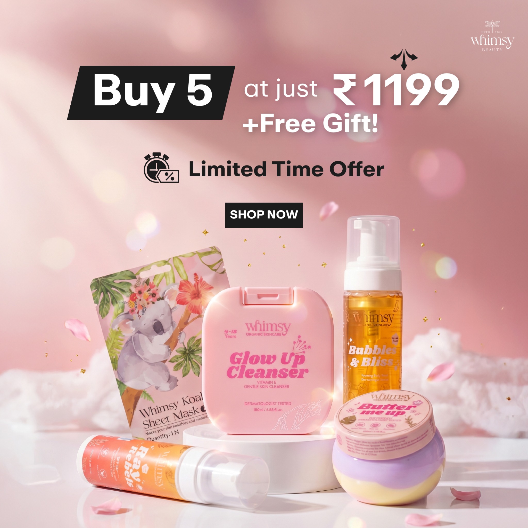 Whimsy Beauty Facebook ad