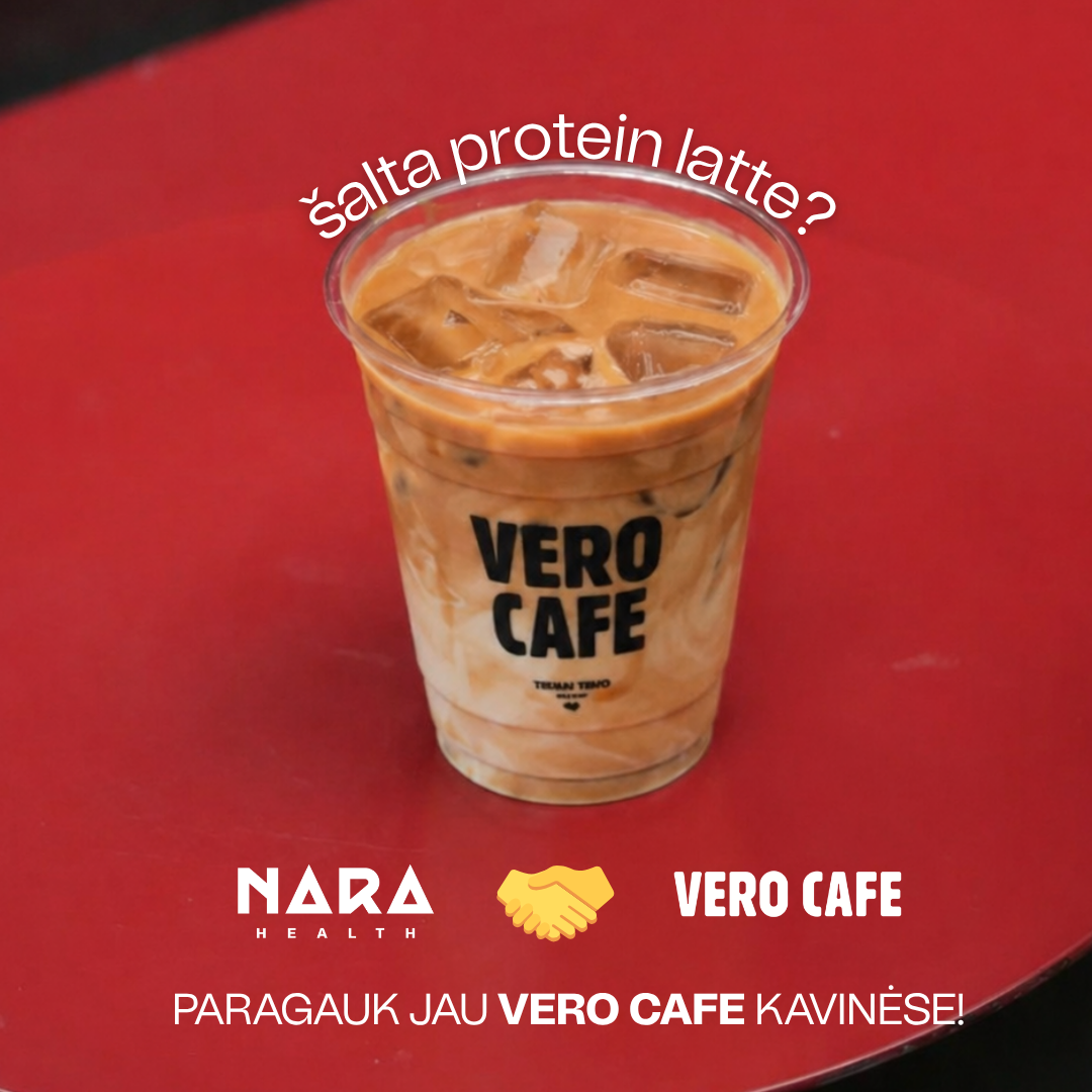 NARA.health Facebook ad: NARA Health Vero Cafe kavinėse