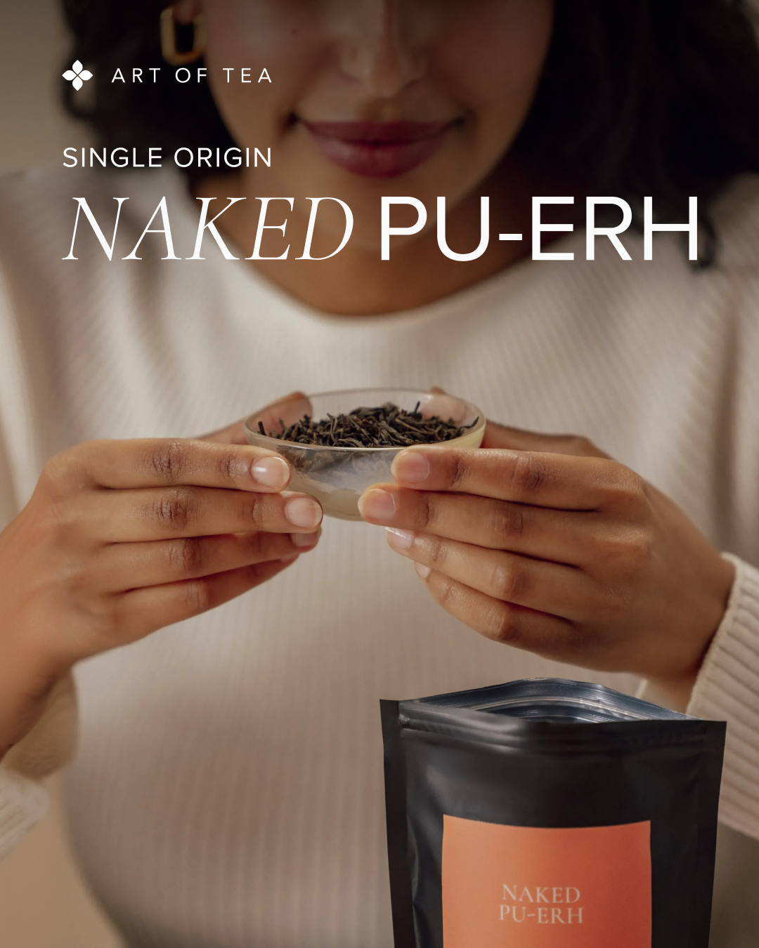 Art of Tea Facebook ad: Deep, smooth, and naturally earthy.