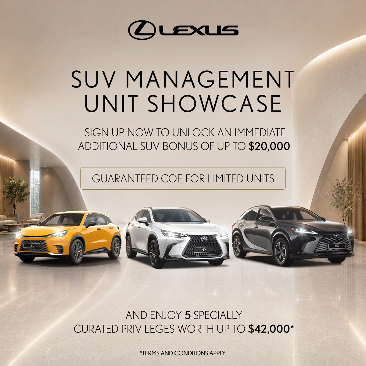 Lexus Singapore Facebook ad: Confidence that drives further