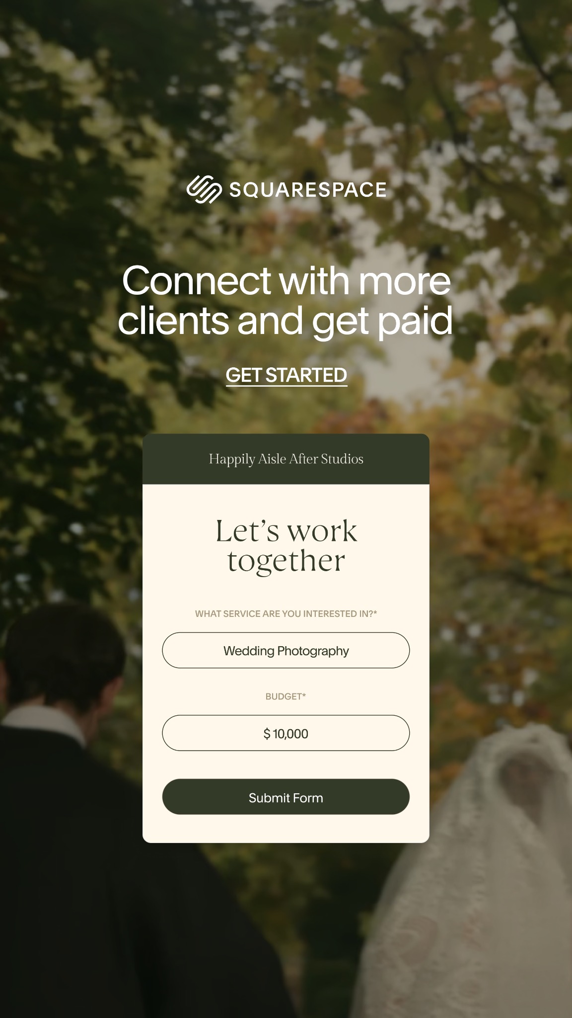 Squarespace Facebook ad