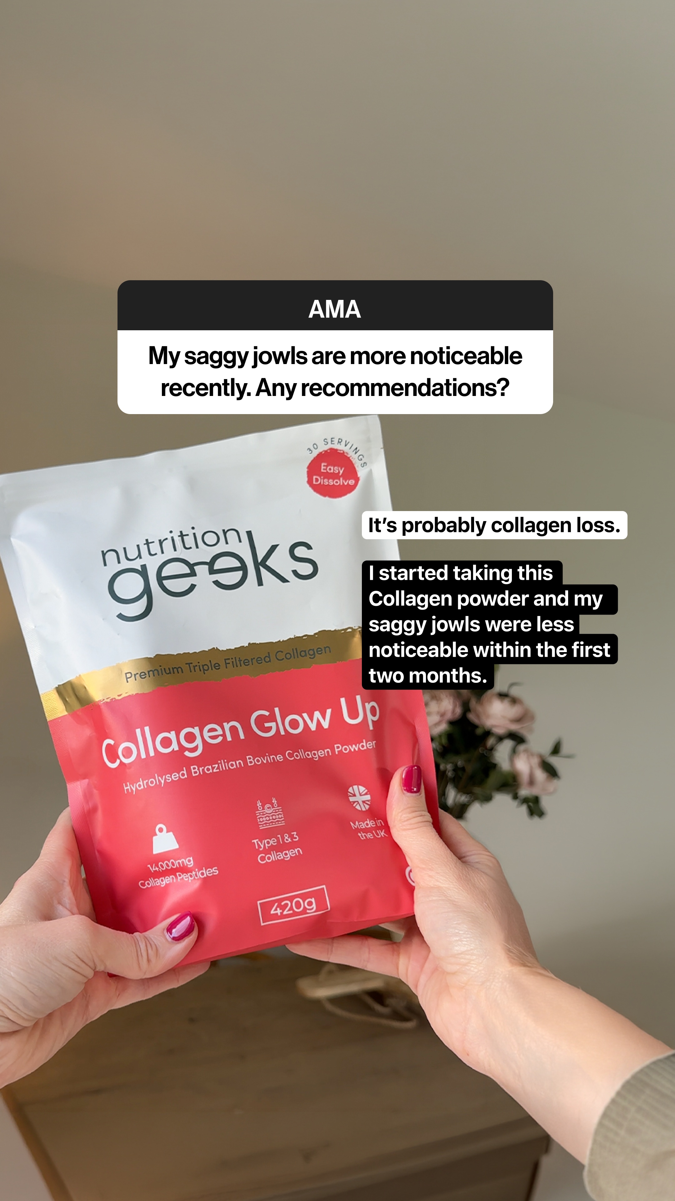 Radiant Over 40 Facebook ad