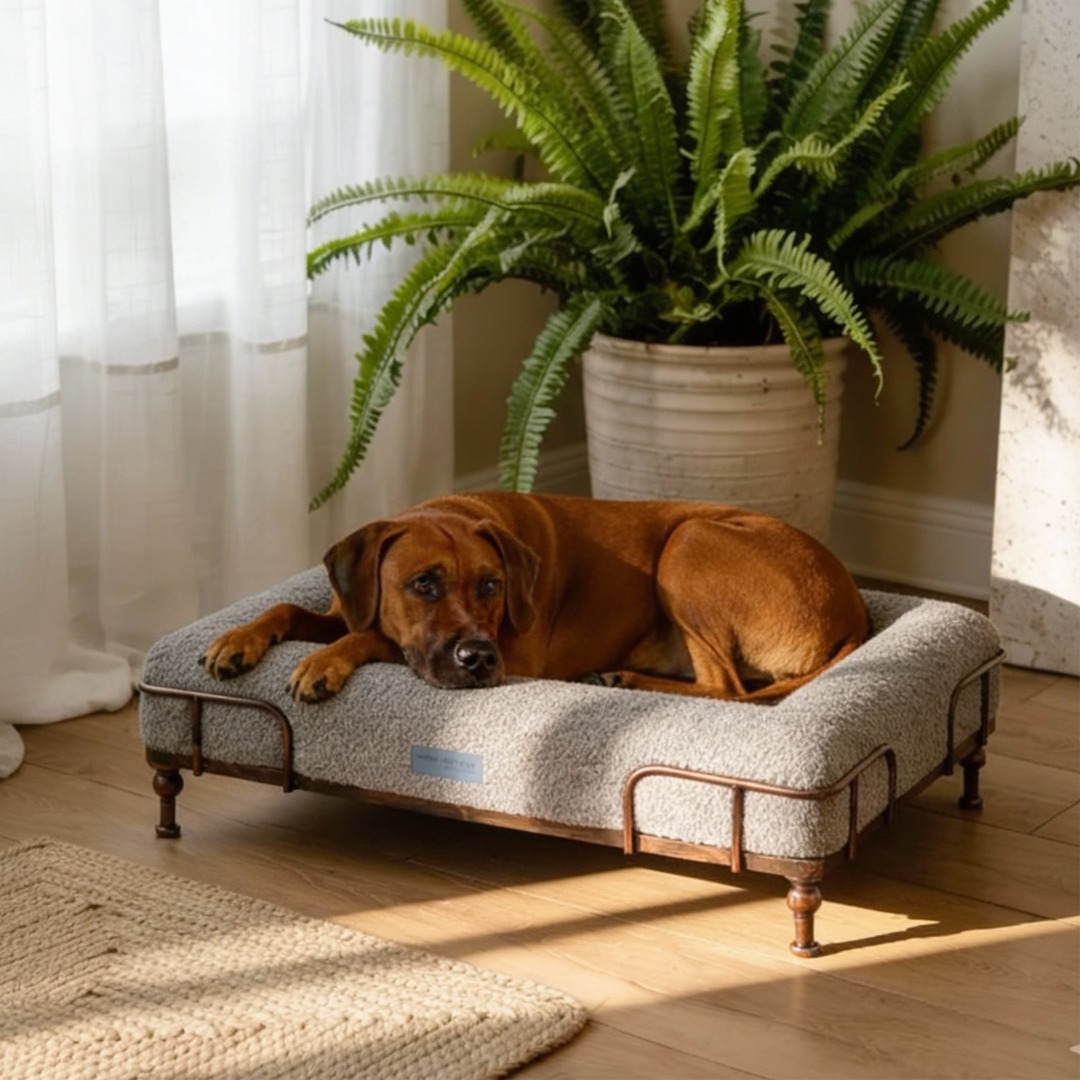 Donna's Pet Boutique Facebook ad: ¡Descansa como un rey!