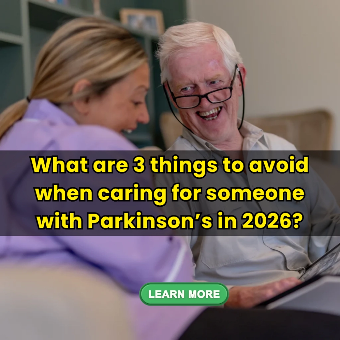 Adult Education Facebook ad: Learn more about caring for someone with Parkinson’s in…