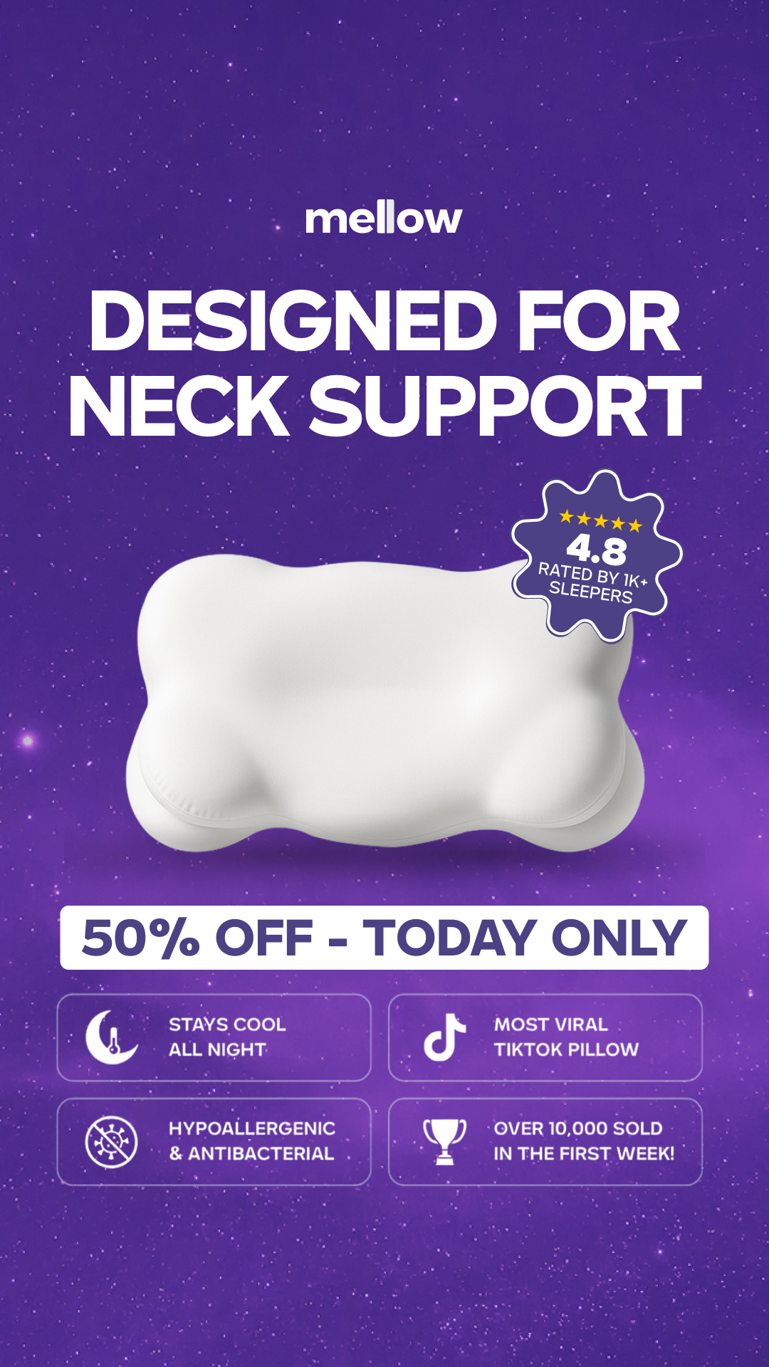Mellow Sleep Facebook ad
