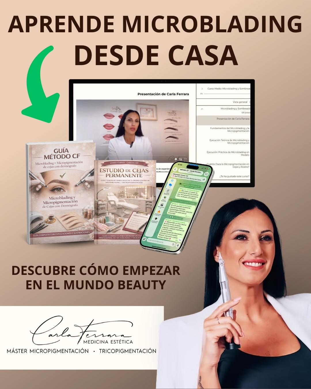 Carla Ferrara Micropigmentista Estetica Medicale Facebook ad: ¡No lo pierdas!