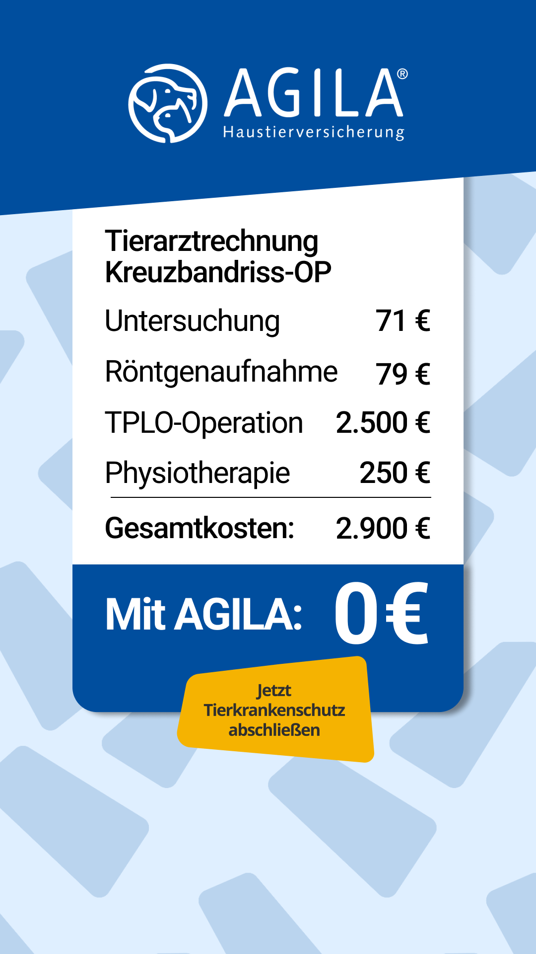 AGILA Haustierversicherung Facebook ad