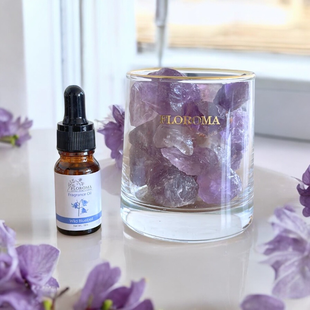 Floroma 花之滴 Facebook ad: 招貴人旺事業 擴香天然紫水晶套裝【送】香薰精油