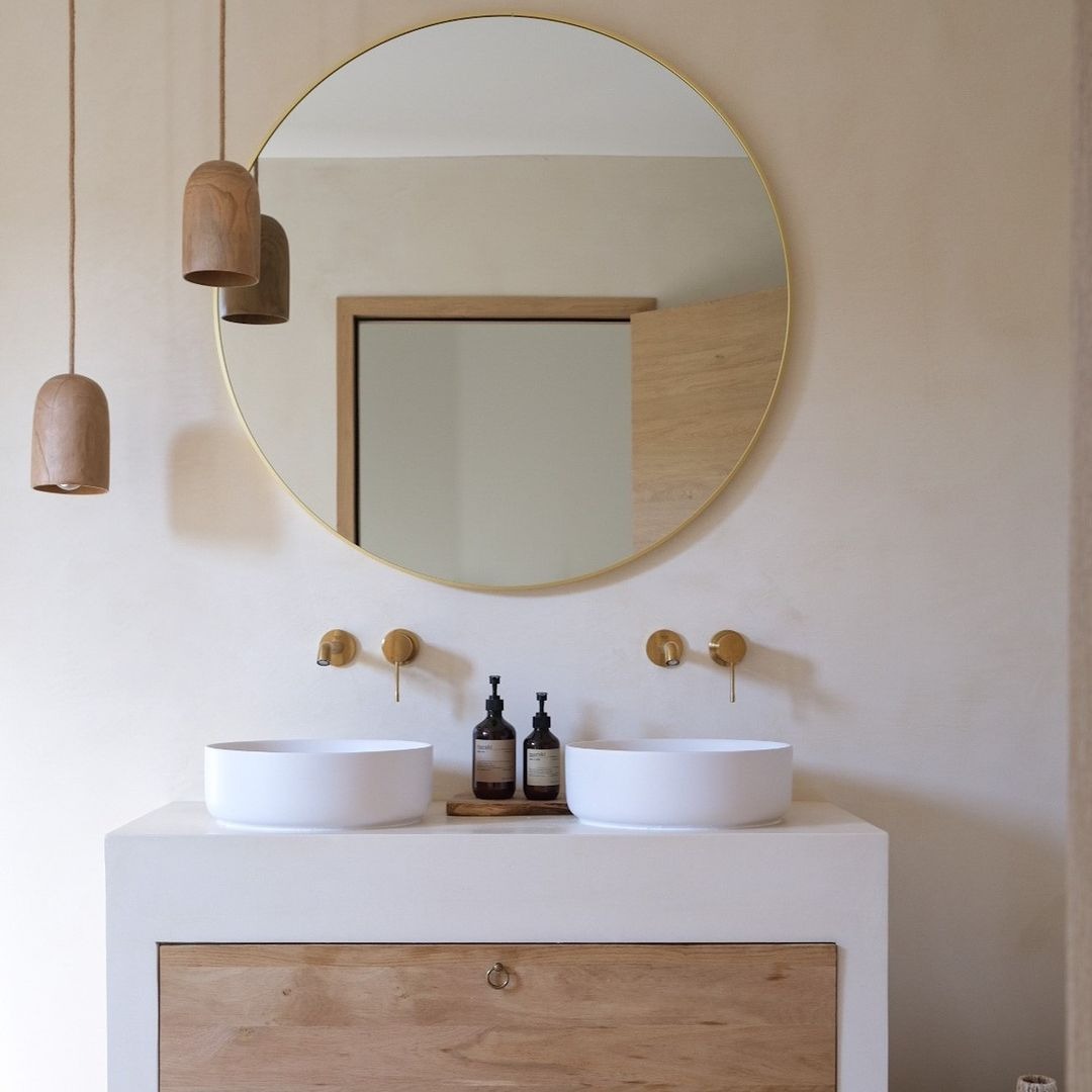 Matières Marius Aurenti Facebook ad: La salle de bain de @maison.quinze
