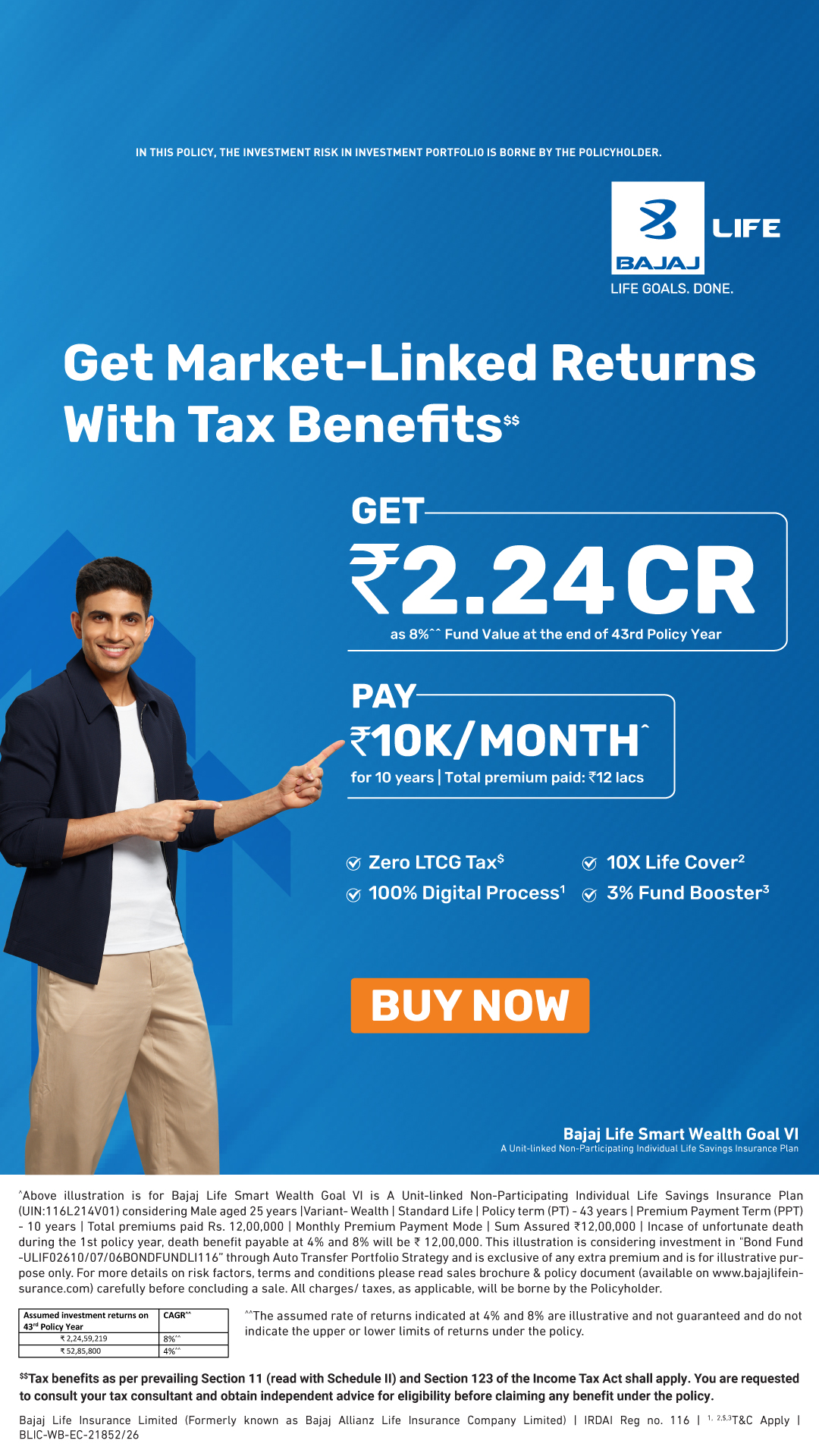 Bajaj Life Facebook ad