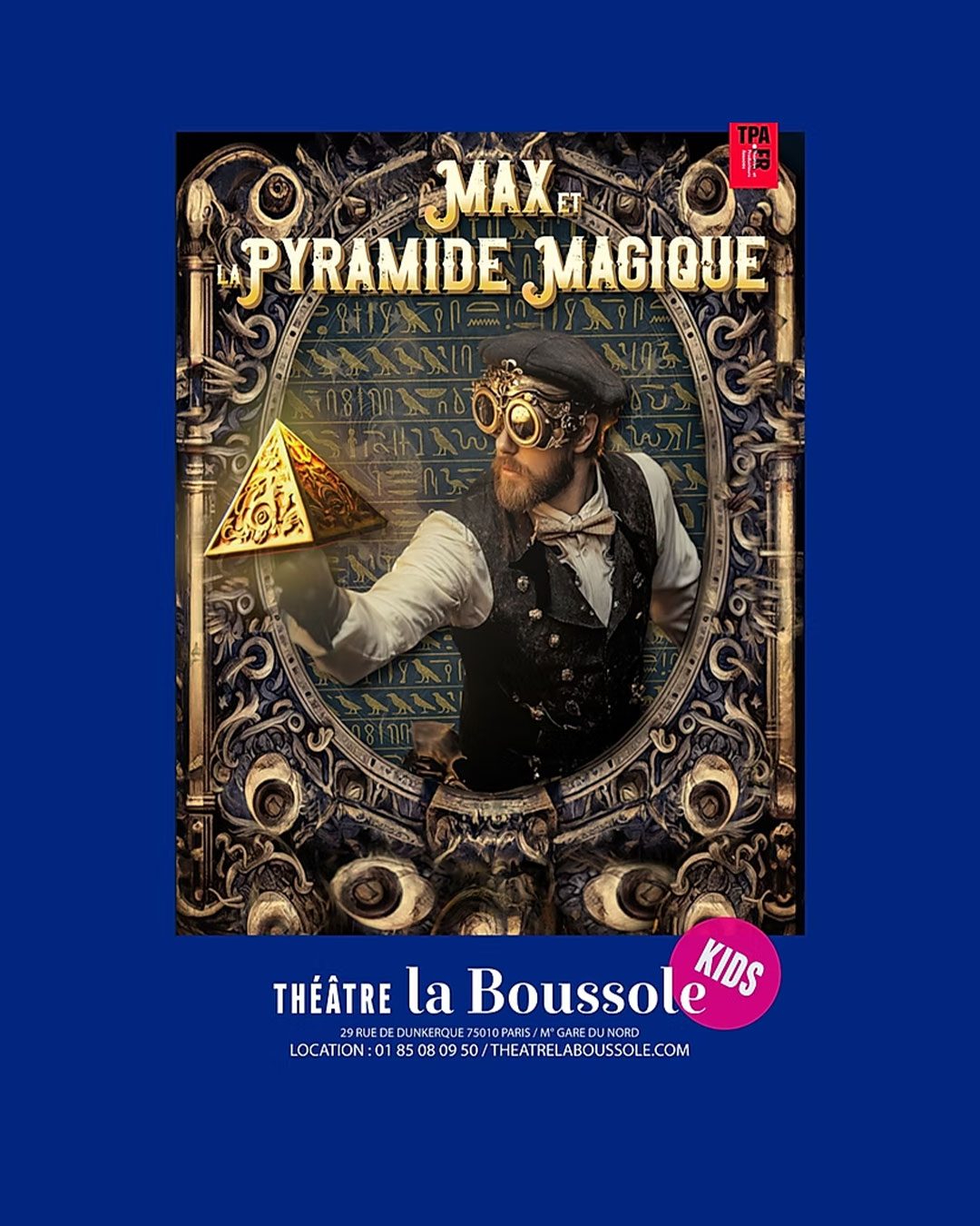 Théâtre La Boussole Facebook ad from Nov 11, 2025