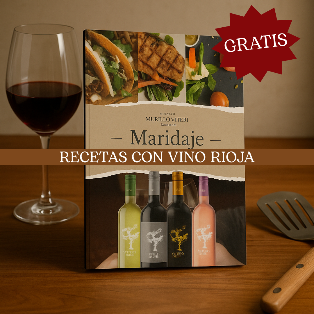 Bodegas Murillo Viteri Facebook ad: Recetario con Maridajes - Gratis!