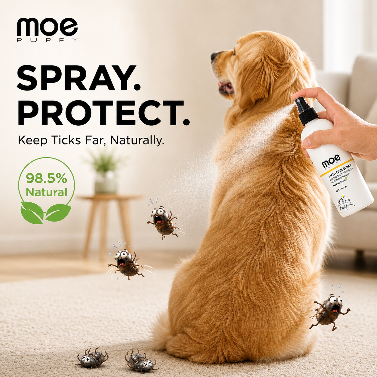 Moe Puppy Facebook ad