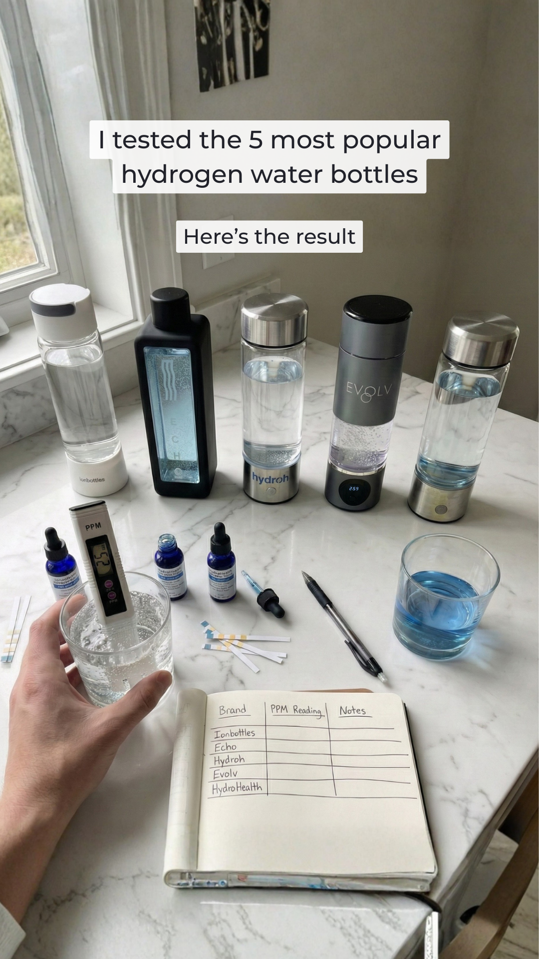 The Hydrogen Water Magazine Facebook ad
