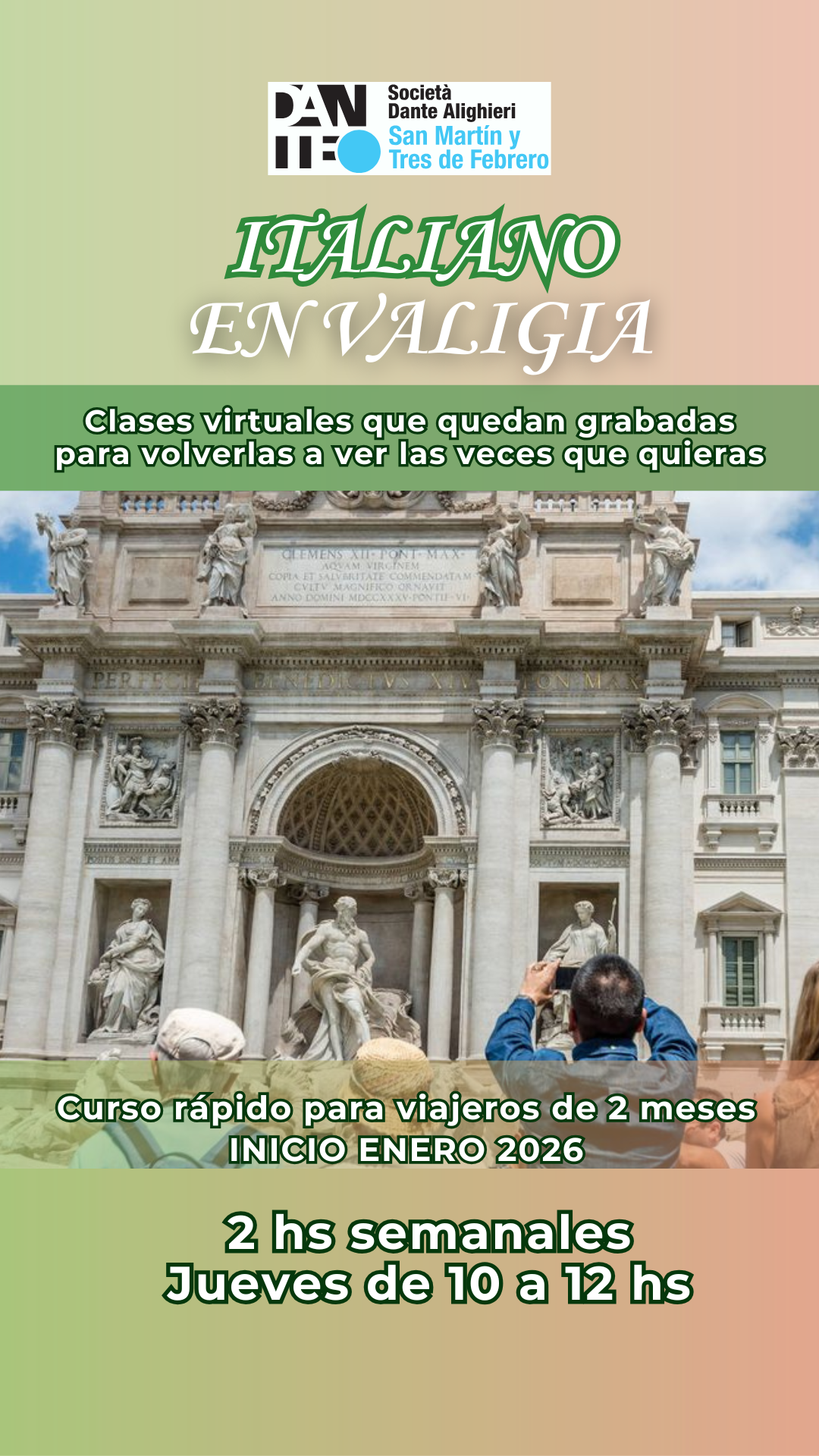 Dante Alighieri de San Martín y Tres de Febrero Facebook ad