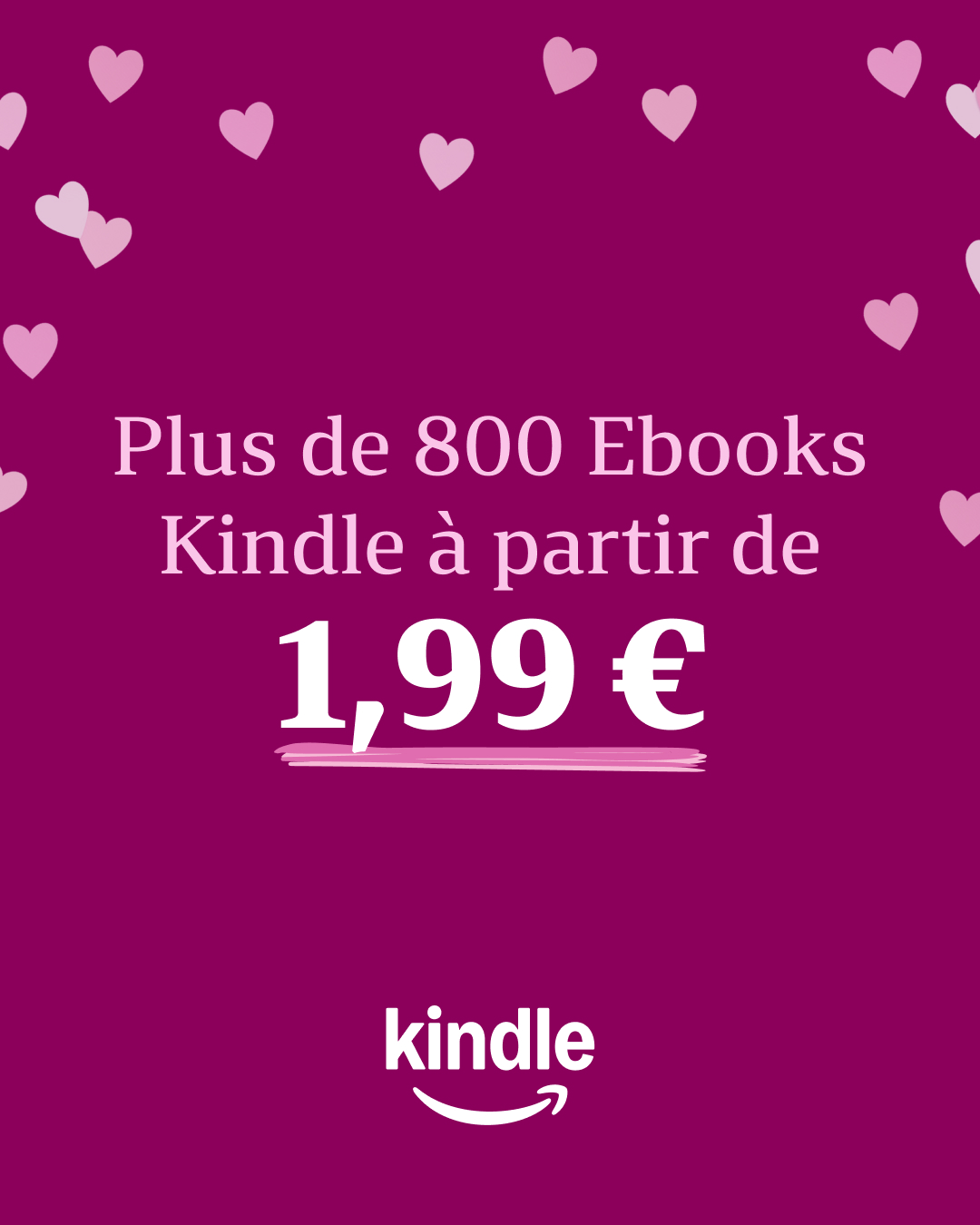 Amazon Kindle Facebook ad