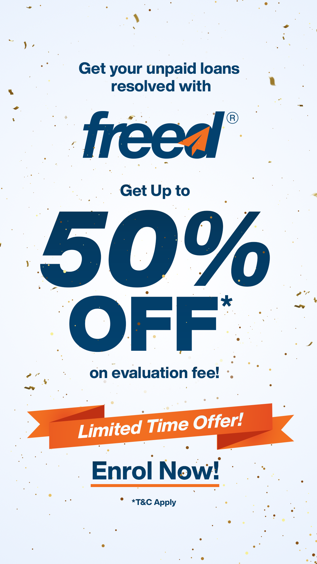 FREED Facebook ad