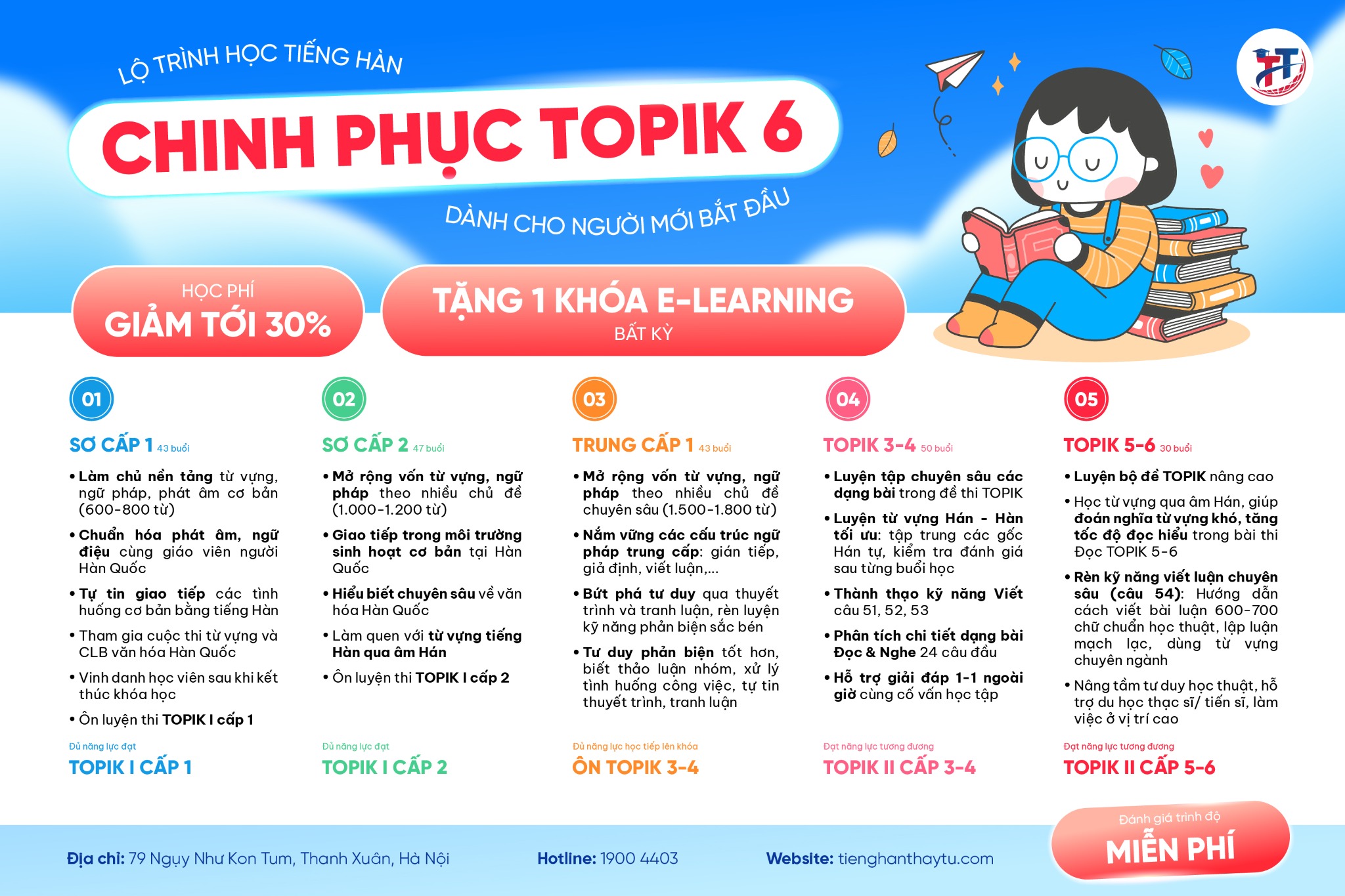 Tiếng Hàn Thầy Tư Facebook ad
