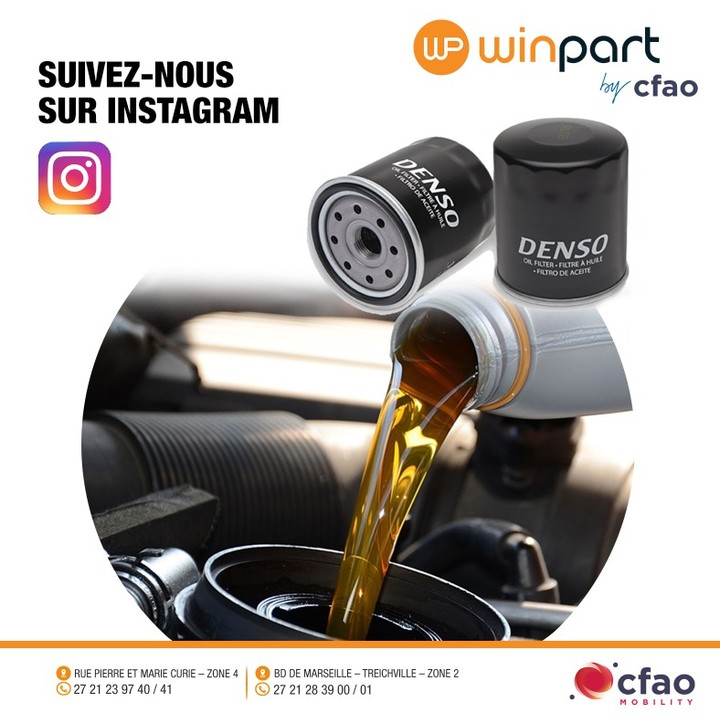 Winpart Côte d'Ivoire Facebook ad: ABONNEZ VOUS A NOTRE PAGE Winpart by Cfao.