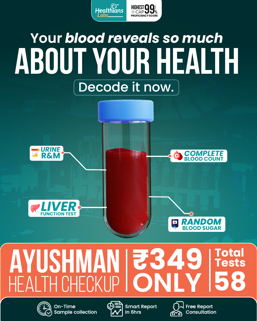Healthians Facebook ad